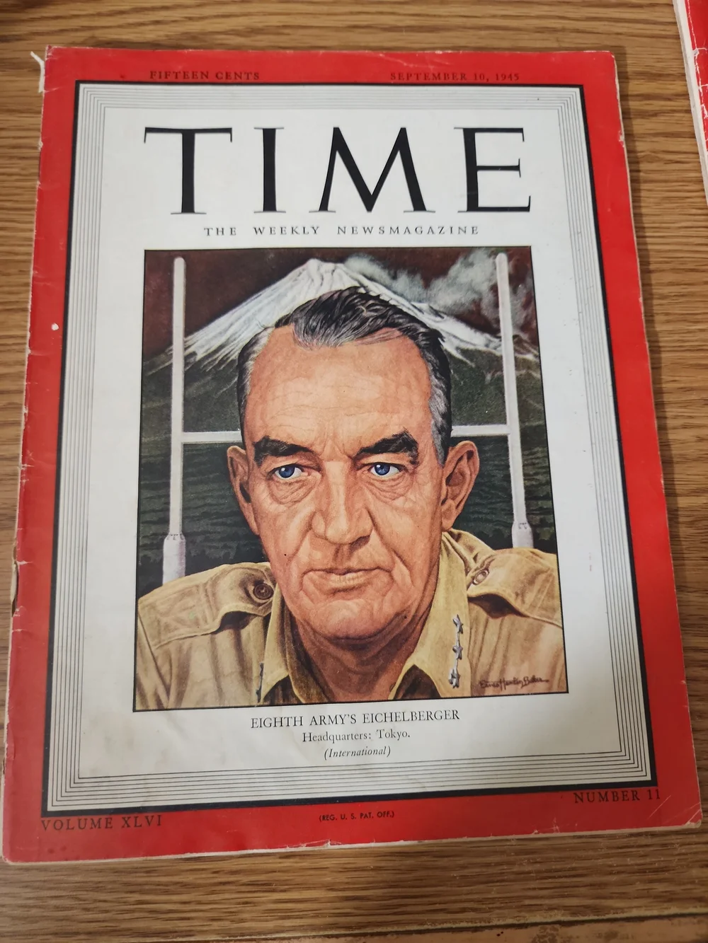 Magazine Vintage Red-Cover Notebooks Set